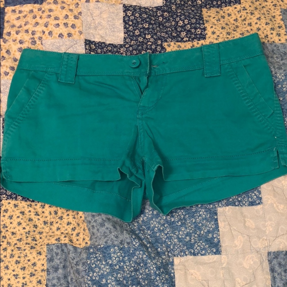 SO Teal booty shorts
